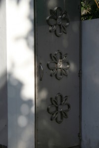 door of flowers
